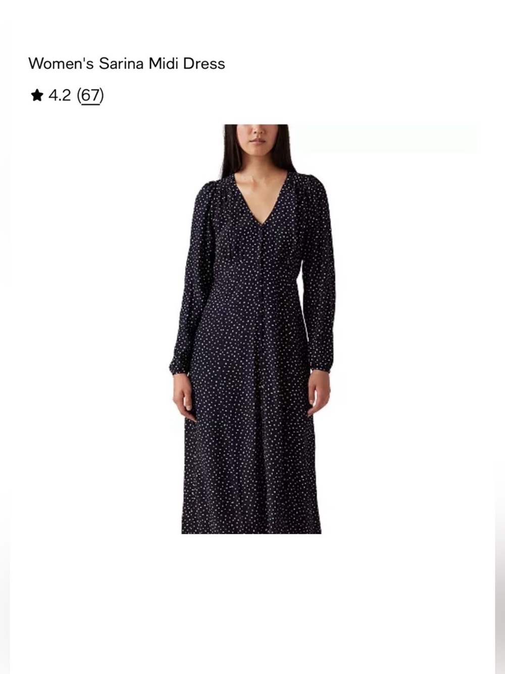 NWT Levi’s Midi Dress